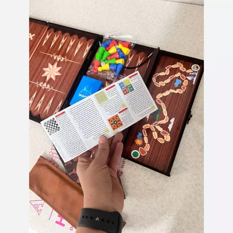 تخته نرد شطرنج منچ مارپله دوز کوهستان شوتبال مافیا xo