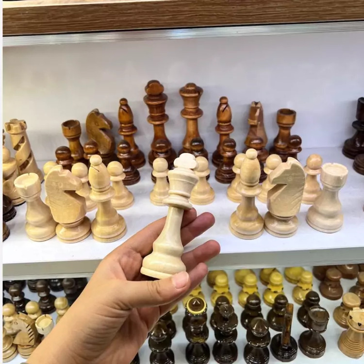 خرید مهره شطرنج چوبی فدراسیونی بزرگ