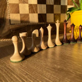 مهره شطرنج چوبی کلاسیک وزنه دار