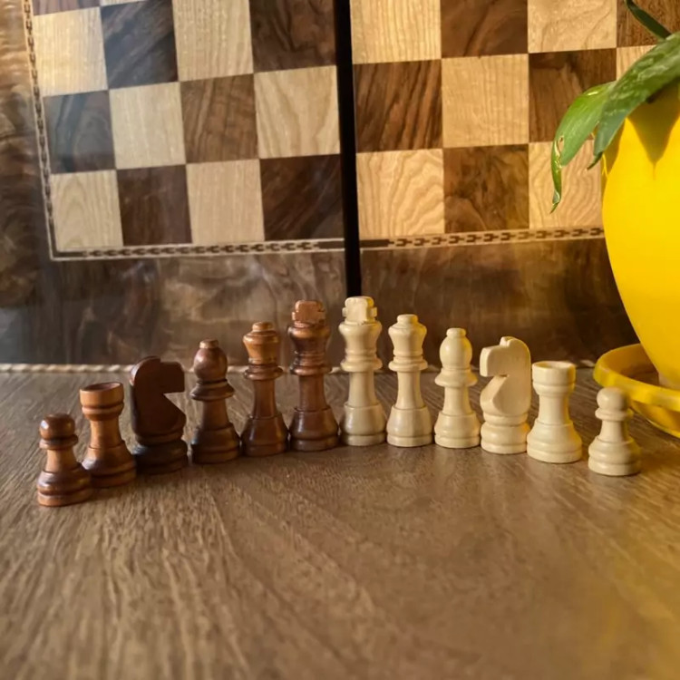 خرید مهره شطرنج چوبی
