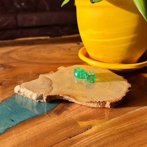 تاس شیشه ای رنگی ۱۴ میل