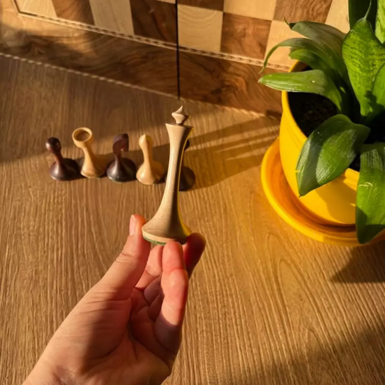 خرید مهره شطرنج چوبی کلاسیک
