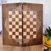 خرید تخته نرد چوبی شطرنج چوبی