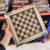 صفحه شطرنج خاتم کاری سایز ۳۵ در ۳۵ سانت