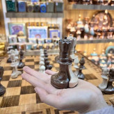 خرید مهره شطرنج چوبی طرح عشق