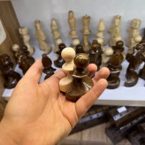 خرید مهره شطرنج چوبی طرح عشق