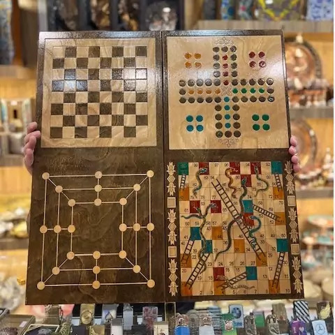 خرید تخته نرد شطرنج منچ مارپله چند بازی