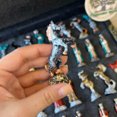 خرید مهره شطرنح فلزی نقاشی شده