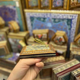 خرید قلمدان تک قیف خاتم کاری شده اصل