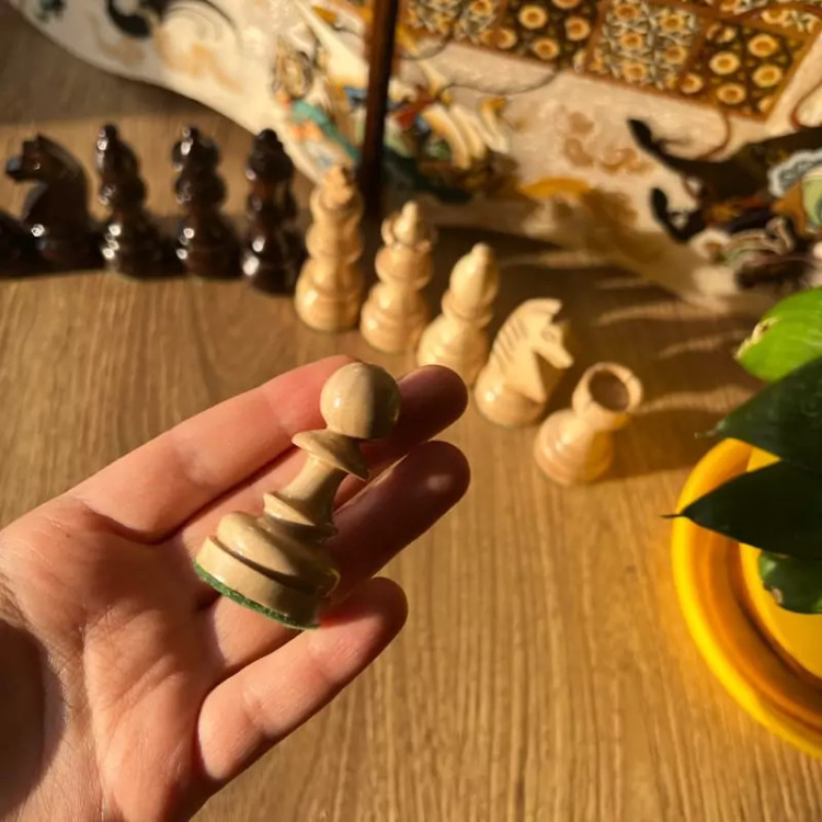 مهره شطرنج چوبی فدراسیونی