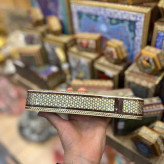 خرید جاقلمی کشویی خاتم کاری شده