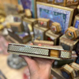 خرید جاقلمی کشویی خاتم کاری شده