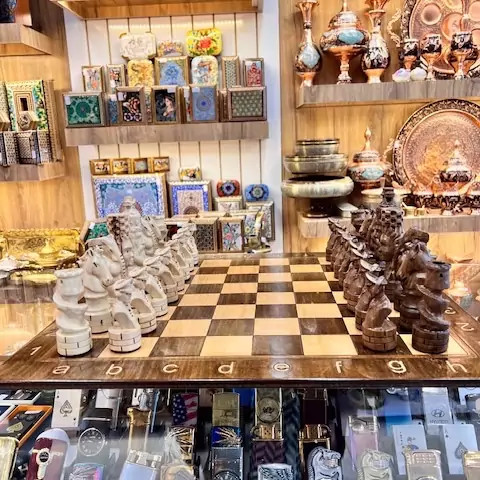 خرید مهره شطرنج چوبی خاتم سایز بزرگ