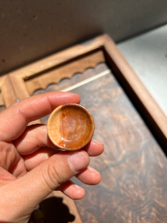 مهره تخته نرد چوب گردو و گلابی