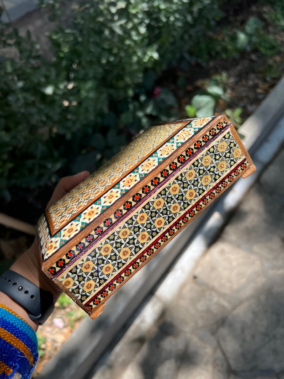 جعبه جواهراتی خاتم کاری شذه