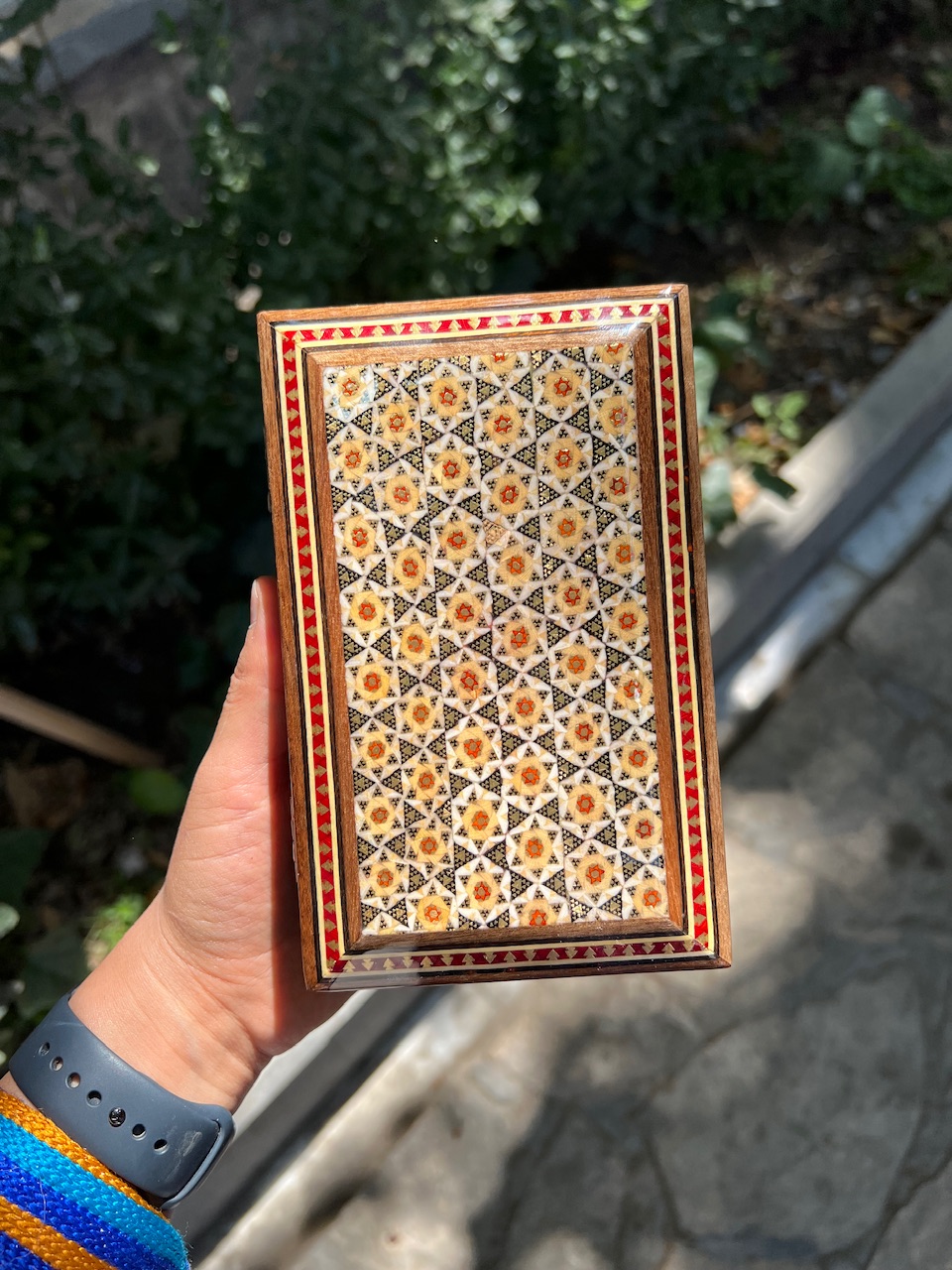 جعبه جواهراتی خاتم کاری شذه