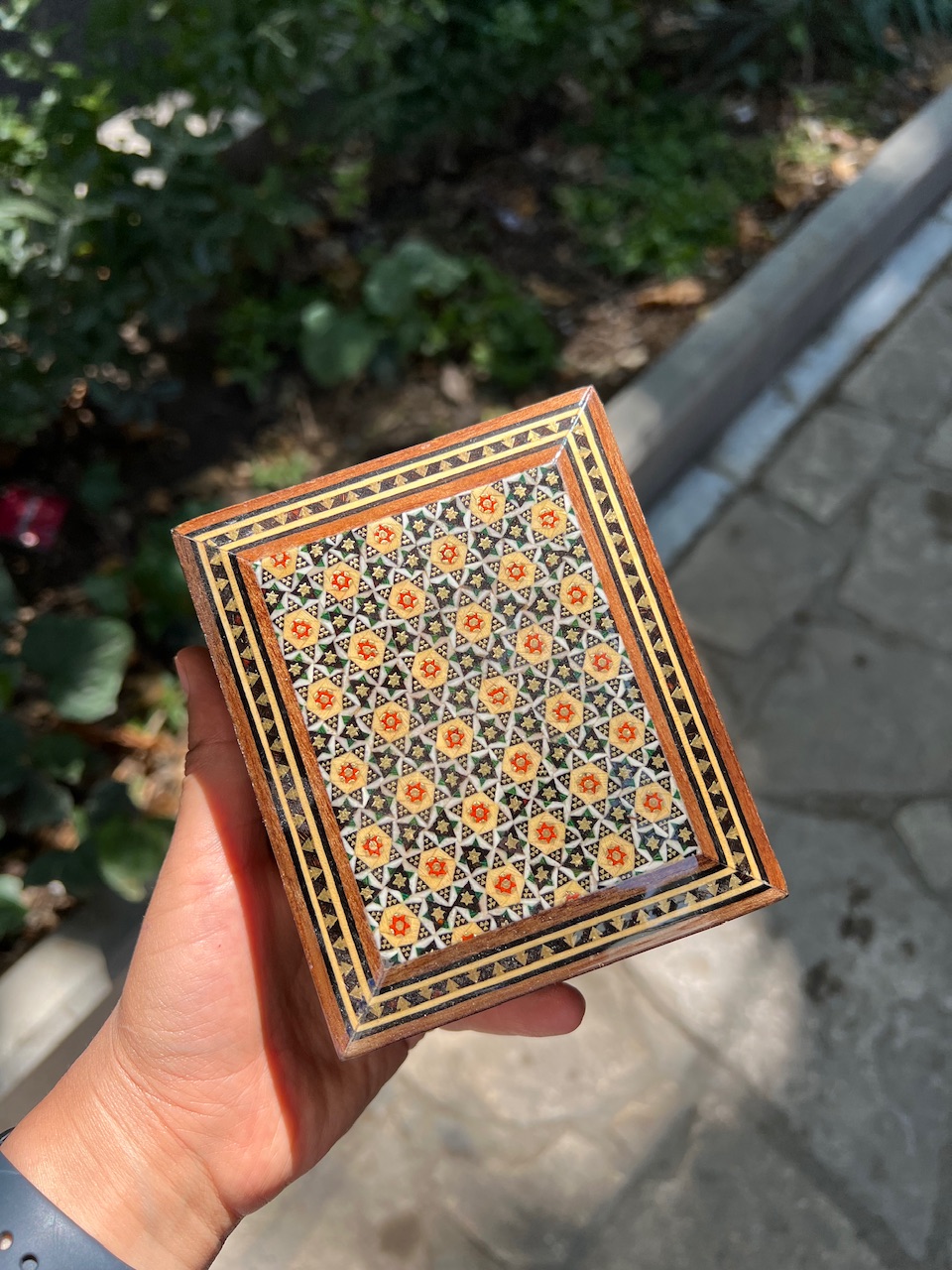 جعبه جواهراتی خاتم کاری شذه