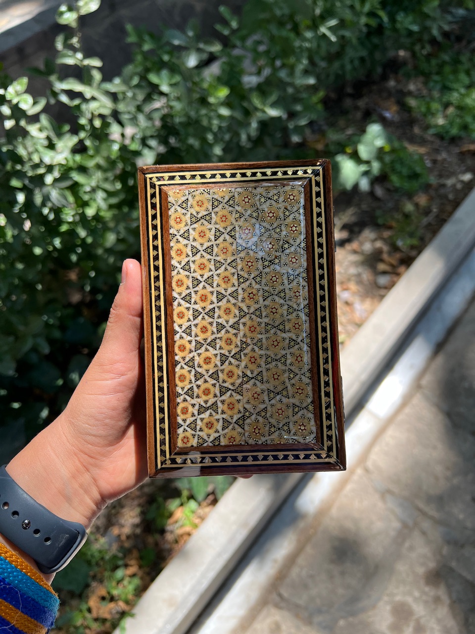 جعبه جواهراتی خاتم کاری شذه