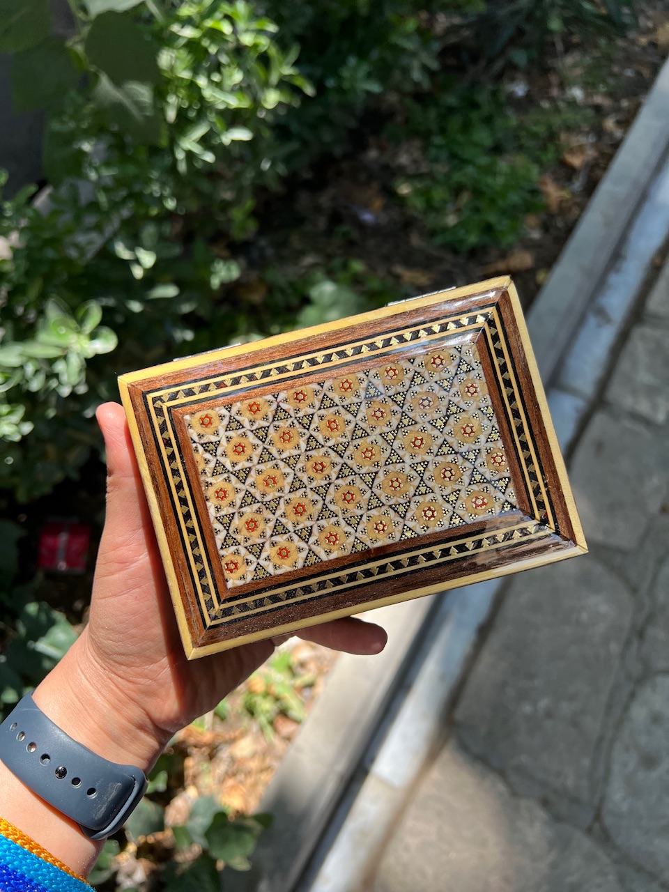 جعبه جواهراتی خاتم کاری شذه