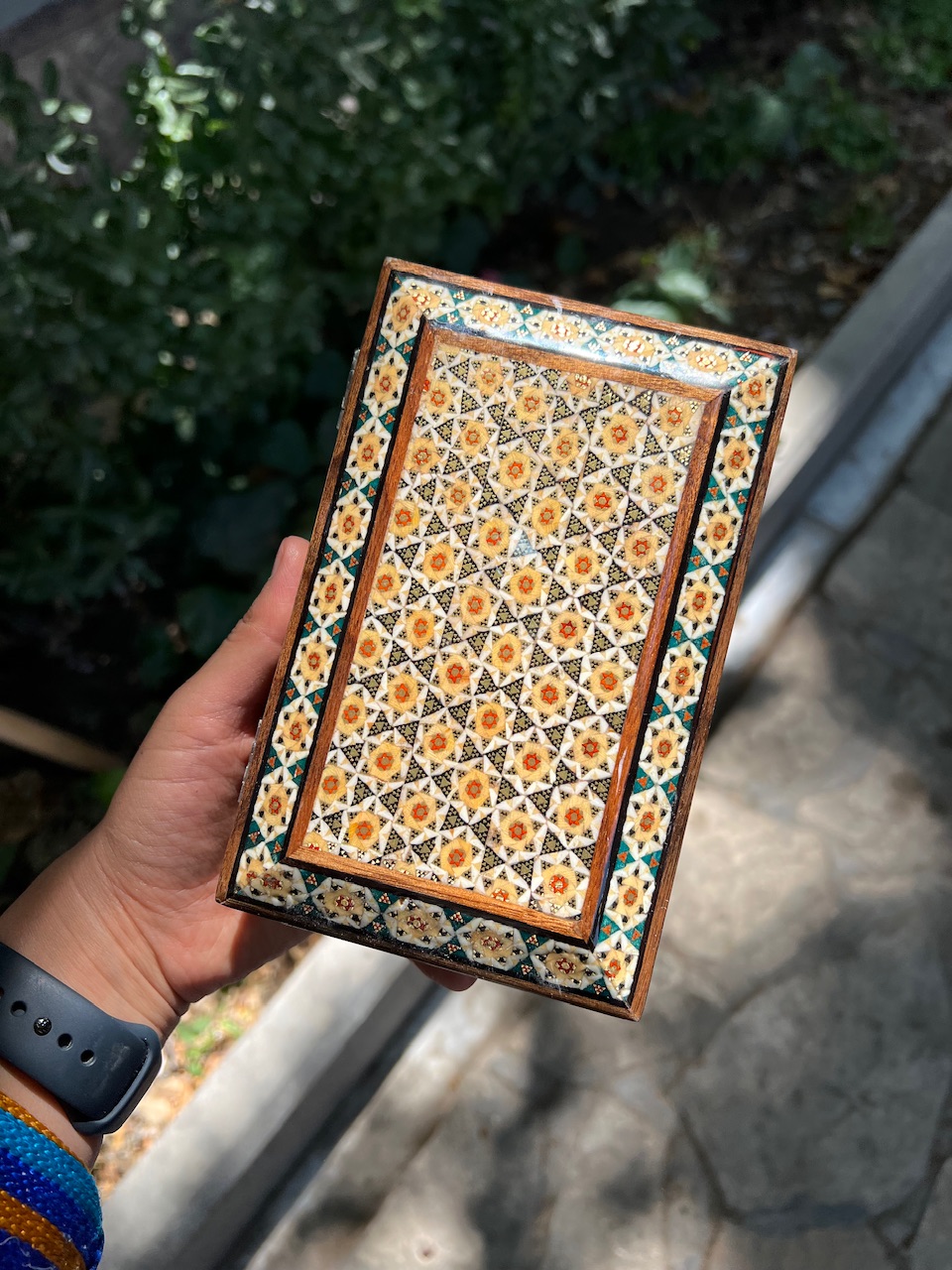 جعبه جواهراتی خاتم کاری شذه