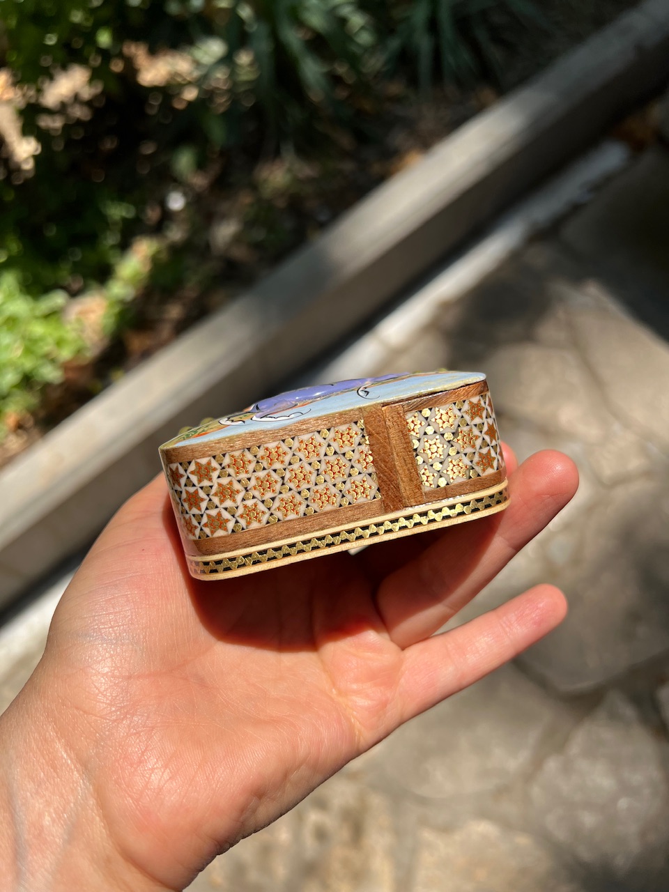 جاسکه ای کشویی خاتم کاری