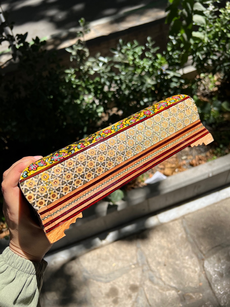 خرید جعبه کلینیکس خاتم جا دستمال کاغذی خاتم کاری