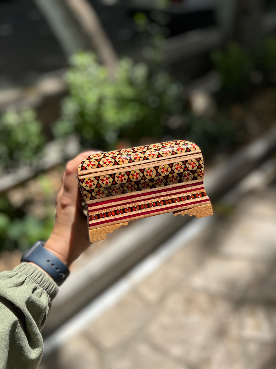 خرید جعبه قاشق و چنگال خاتم کاری شده