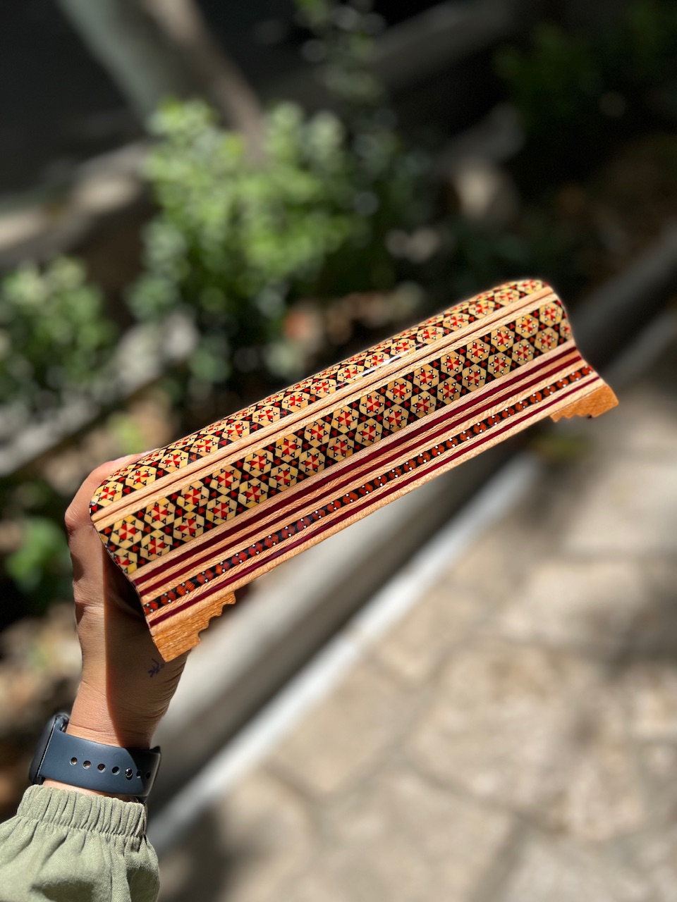 خرید جعبه قاشق و چنگال خاتم کاری شده