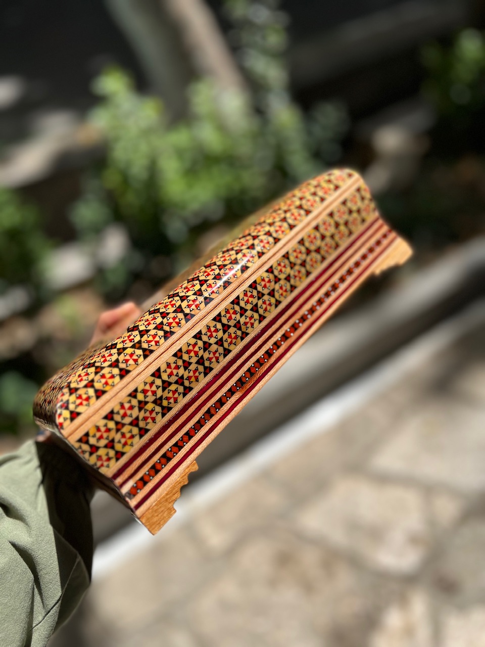 خرید جعبه کارد و چنگال و قاشق خاتم کاری شده