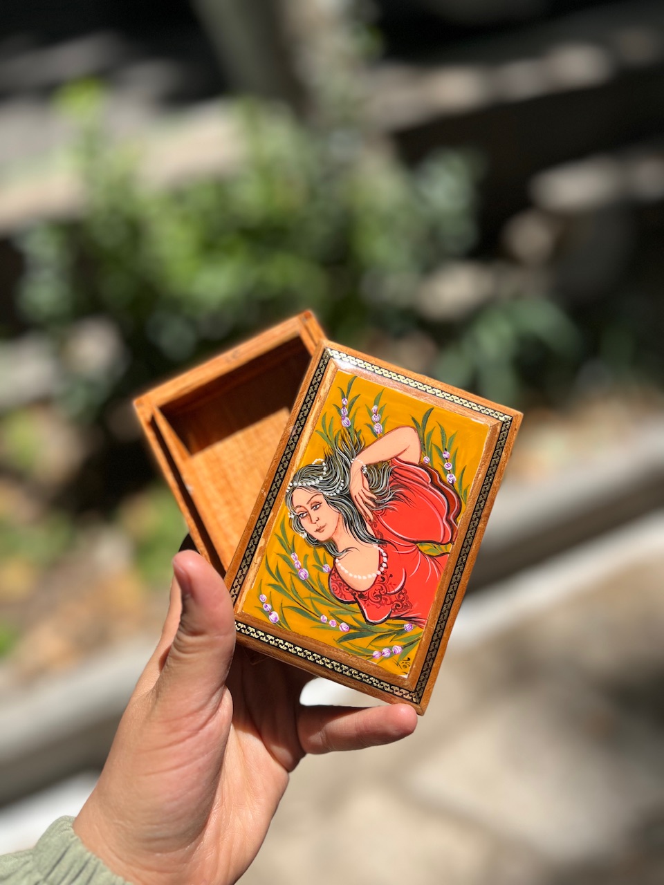 خرید جعبه پاسور خاتم کاری شده