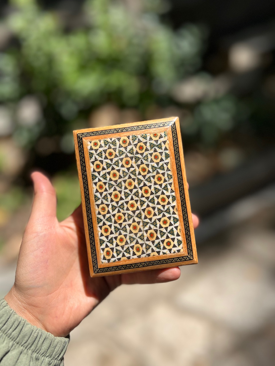 خرید جعبه پاسور خاتم کاری شده