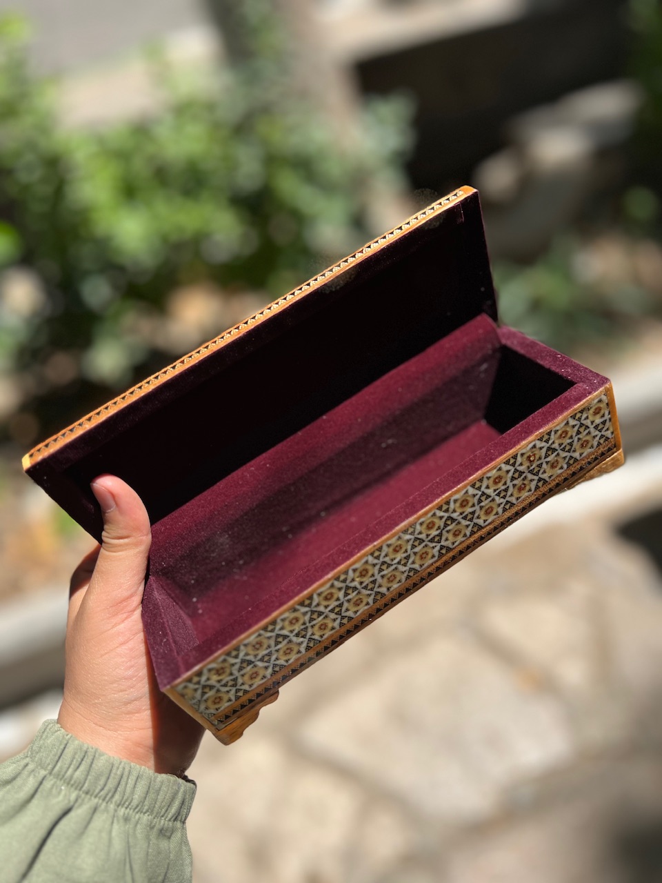 خرید قلمدان خاتم مدل لولایی