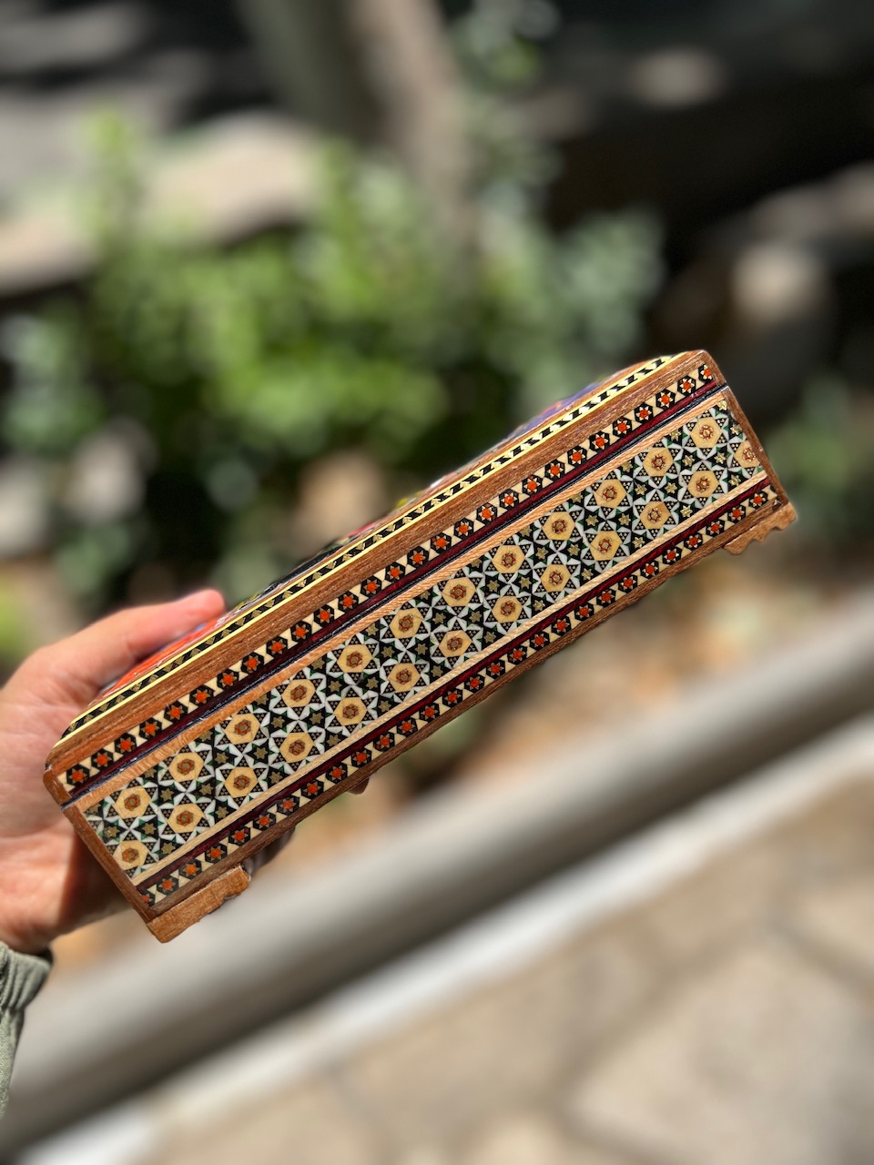 خرید قلمدان خاتم مدل لولایی
