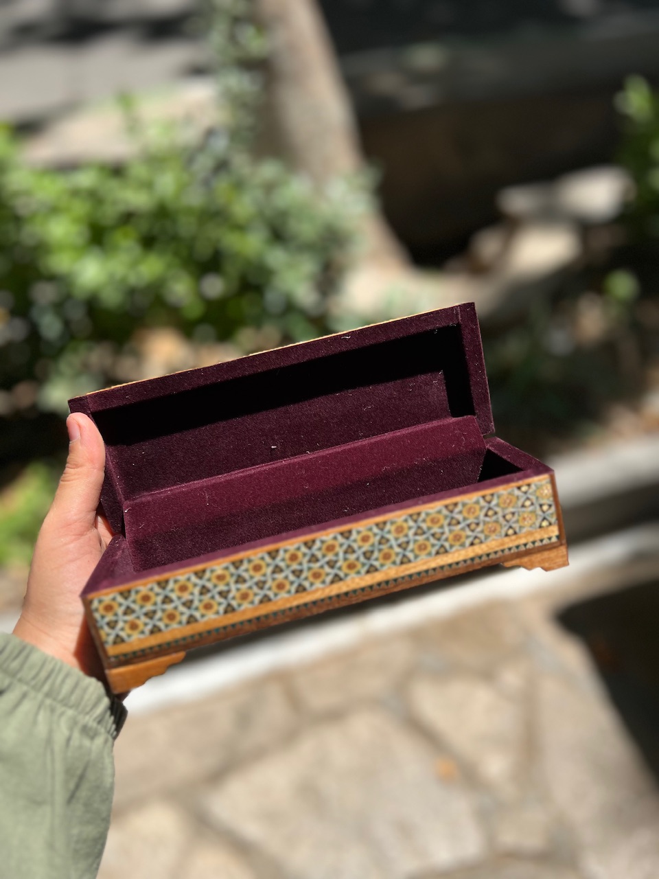 خرید قلمدان خاتم مدل لولایی