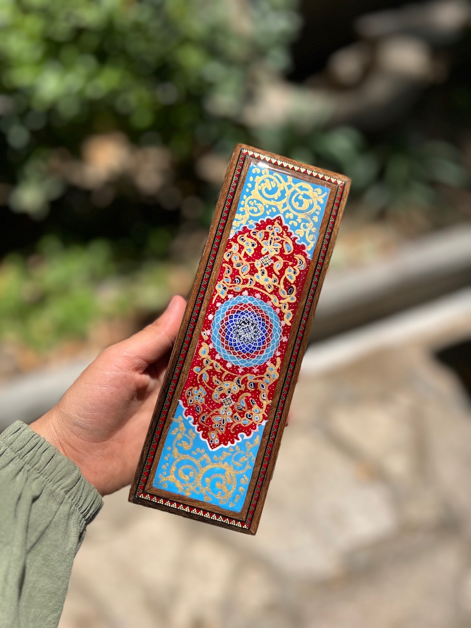 خرید قلمدان خاتم مدل لولایی