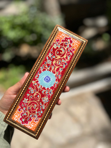 خرید قلمدان خاتم مدل لولایی