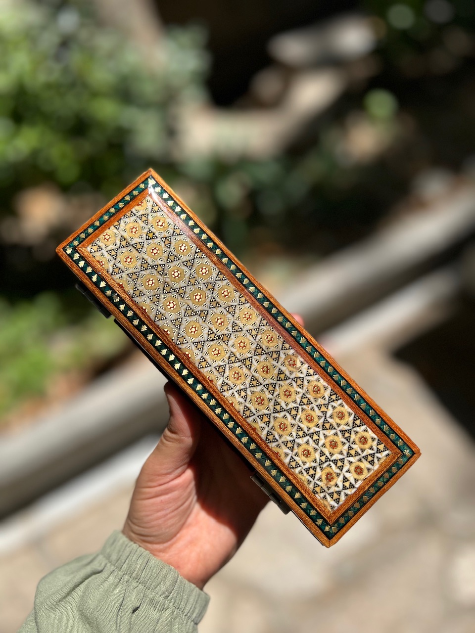 خرید قلمدان خاتم مدل لولایی