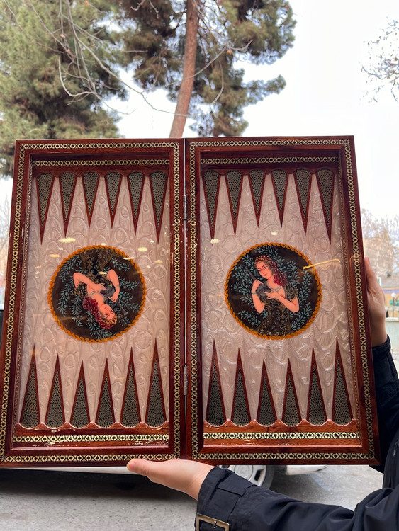 خرید تخته نرد و شطرنج و تابلو خاتم کاری شده