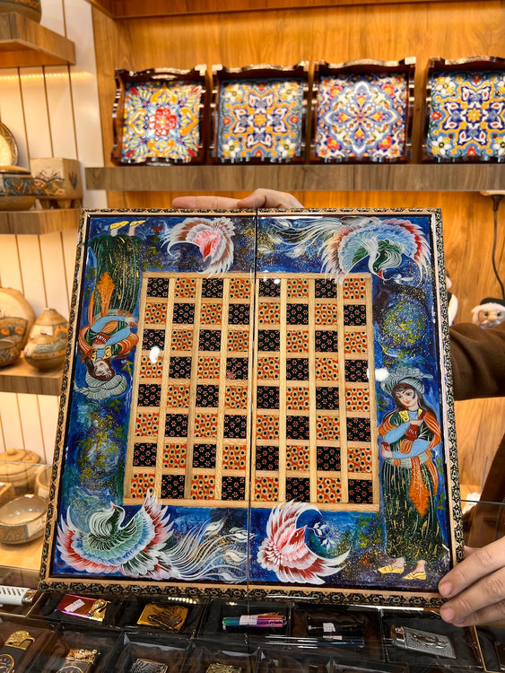 خرید تخته نرد خاتم سایز۳۵