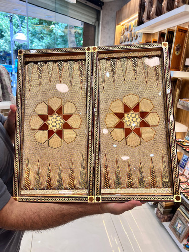 خرید تخته نرد و شطرنج تمام خاتم اعلا