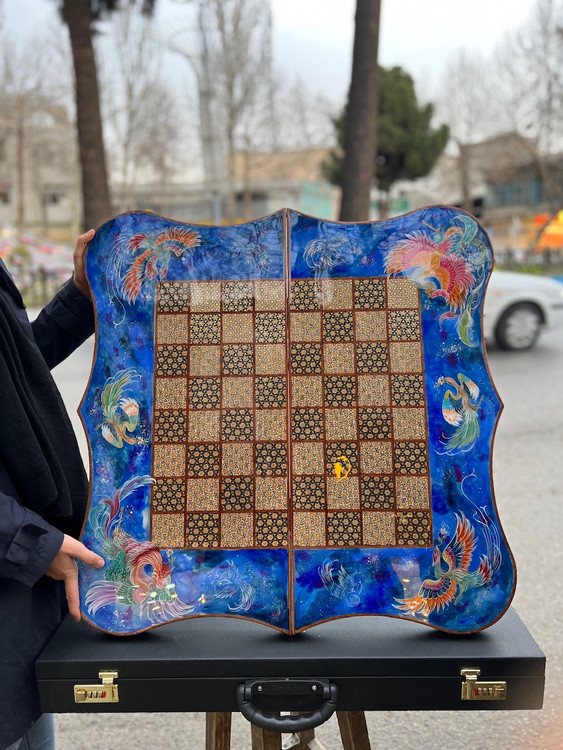 خرید تخته نرد خاتم شطرنج خاتم