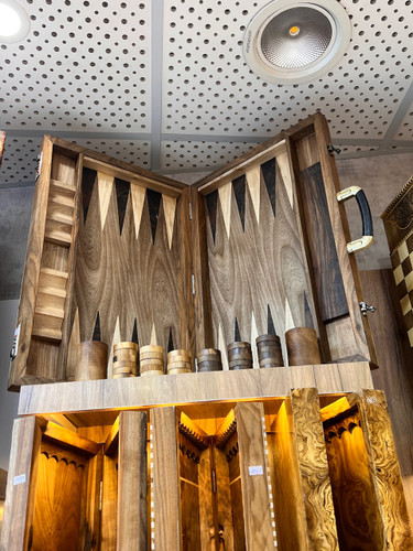 خرید تخته نرد مدرن چوب گردو