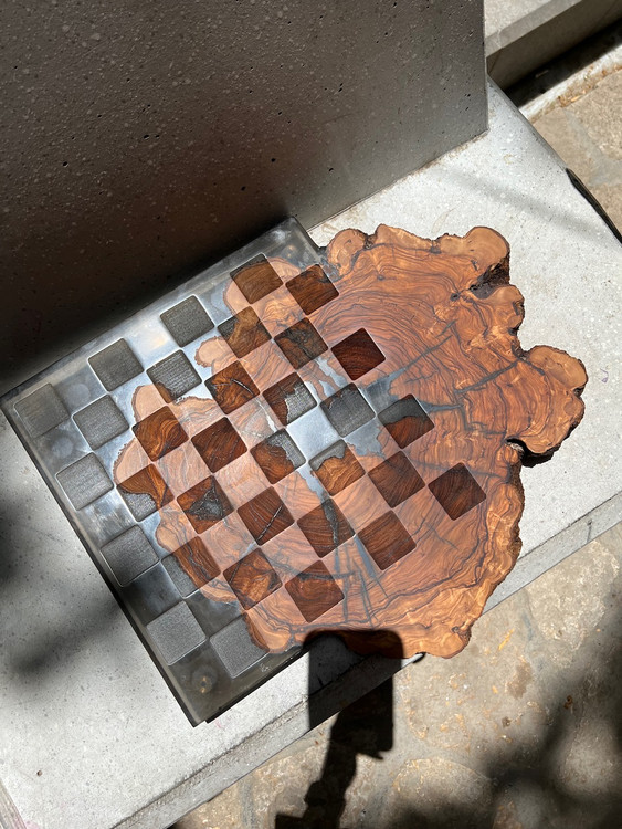 خرید صفحه شطرنج چوب گردو و رزین