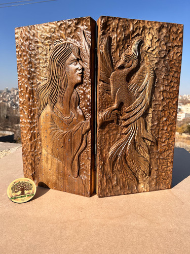 خرید تخته نرد تمام منبت چوب گردو