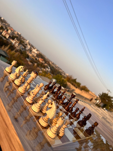 خرید مهره شطرنج چوب گردو