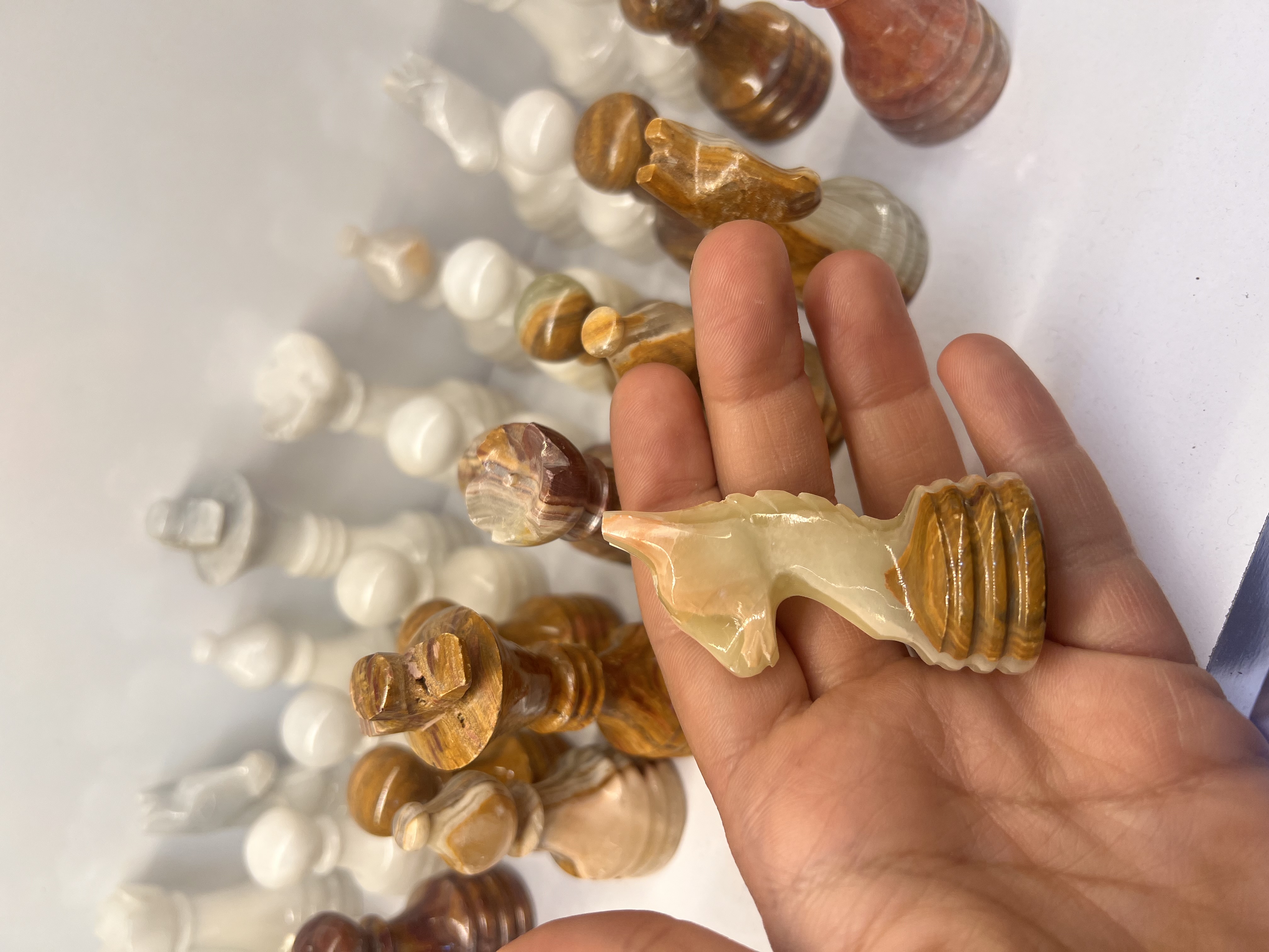 خرید مهره شطرنج سنگ مرمر