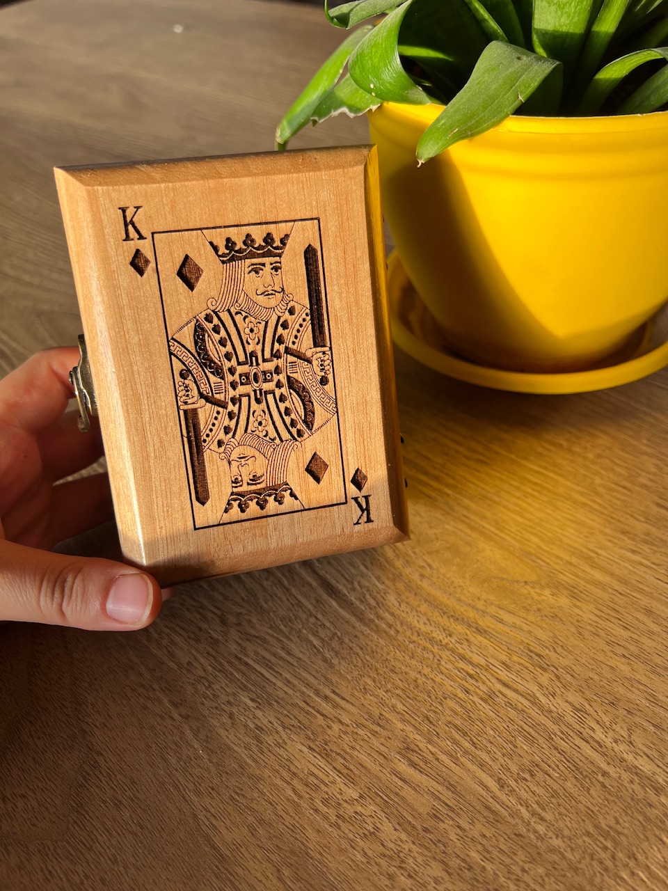 خرید جعبه پاسور چوبی لولایی