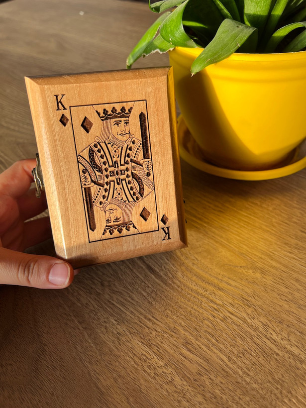 خرید جعبه پاسور چوبی لولایی