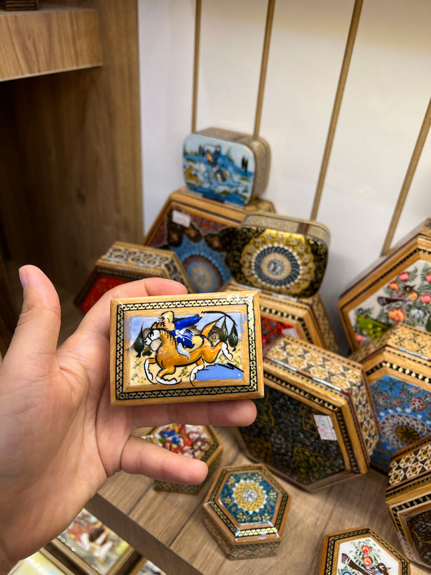 جاسکه ای خاتم مدل مستطیلی