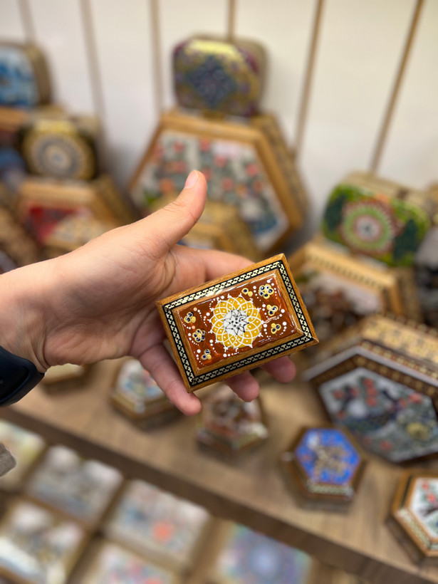 جاسکه ای خاتم مدل مستطیلی
